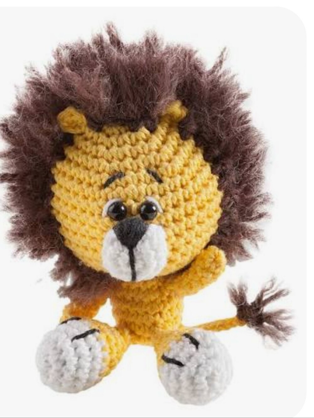 Mini Crochet Kit Lion